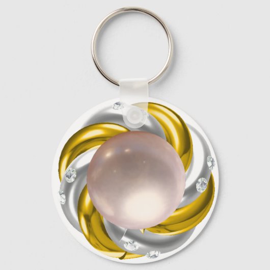 PEARL & DIAMONDS SCHLÜSSELANHÄNGER (Vorderseite)