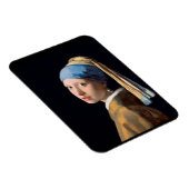Pearl Earring Girl Vermeer Magnet (Rechte Seite)