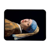 Pearl Earring Girl Vermeer Magnet (Horizontal)