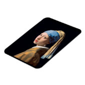 Pearl Earring Girl Vermeer Magnet (Linke Seite)