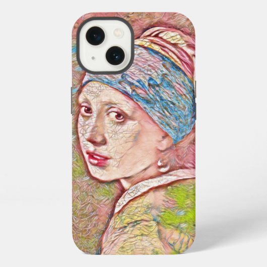 Pearl Earring iPhone Hülle (Rückseite)