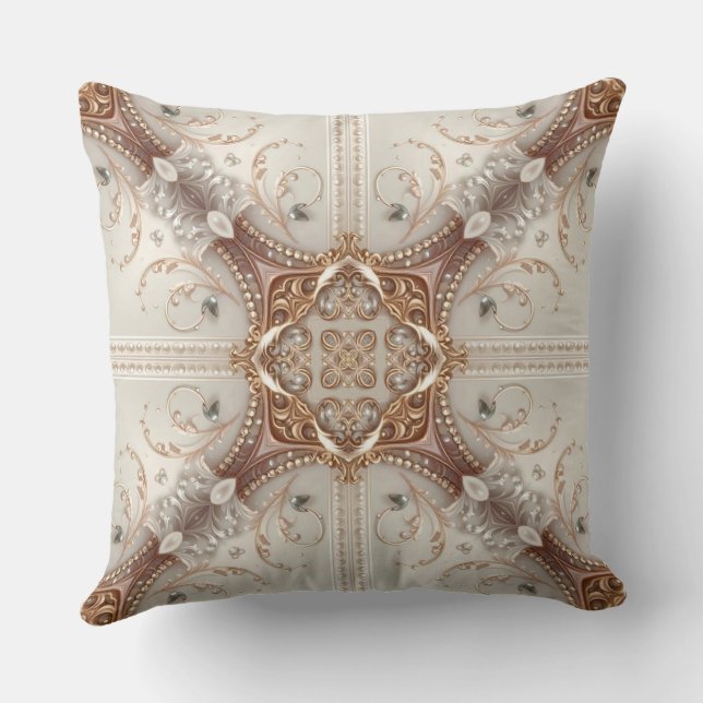 Pearl Embellishments Throw Pillow Kissen (Rückseite)