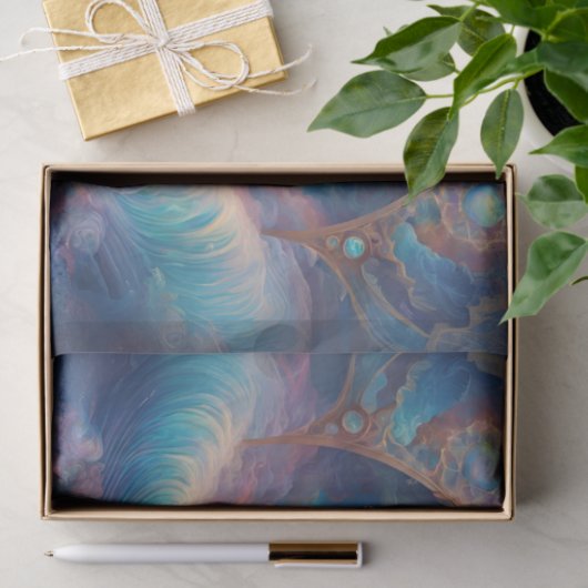 Pearl Essence Dolphin Decoupage Tissue Seidenpapier (Geschenk)