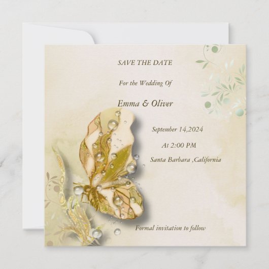 Pearl Fantasy Art Save The Date (Vorderseite)