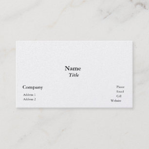 Pearl Finish Business Cards Visitenkarte
