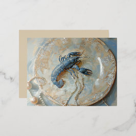 Pearl - Foil Postcards Folien Feiertagspostkarte