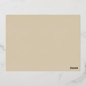 Pearl - Foil Postcards Folien Feiertagspostkarte (Rückseite)