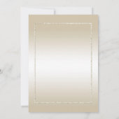 Pearl Gem & Glitzer 1. Hochzeitstag Einladung (Rückseite)