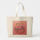 Pearl Glow Suede Jumbo Stoffbeutel (Rückseite)