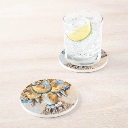 Pearl God Sandstone Untersetzer (Seite)