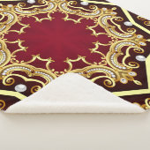 Pearl Gold Frame Illustration Hintergrund Sherpadecke (3/4)