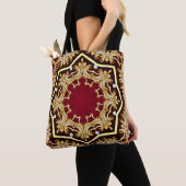 Pearl Gold Frame Illustration Hintergrund Tasche (Von Nahem)