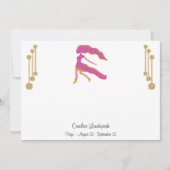 Pearl & Gold Juwelen mit Virgo Zodiac Sign Mitteilungskarte (Vorderseite)