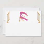 Pearl & Gold Juwelen mit Virgo Zodiac Sign Mitteilungskarte (Rückseite)