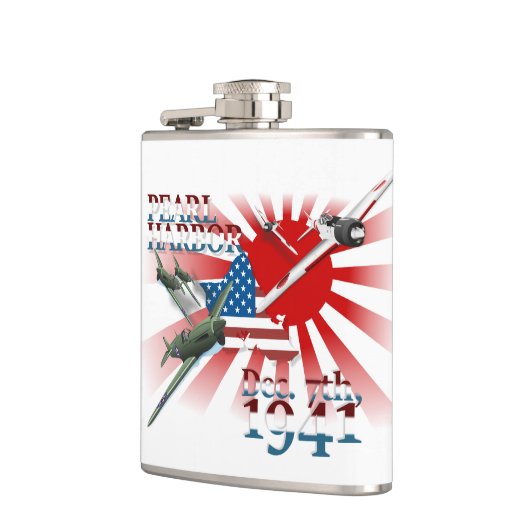Pearl Habor 7. Dezember 1941 Flask Flachmann (Links)
