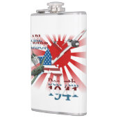 Pearl Habor 7. Dezember 1941 Hip Flask Flachmann (Links)
