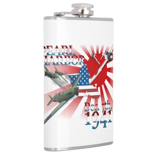 Pearl Habor 7. Dezember 1941 Hip Flask Flachmann (Rechts)