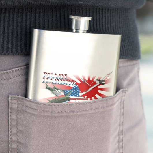 Pearl Habor 7. Dezember 1941 Hip Flask Flachmann (Beispiel)