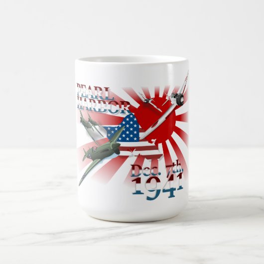 Pearl Habor 7. Dezember 1941 Kaffeetasse (Mittel)