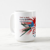 Pearl Habor 7. Dezember 1941 Kaffeetasse (Vorderseite Links)