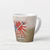 Pearl Habor 7. Dezember 1941 Latte Tasse (Rechte Ecke)