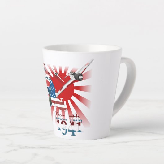 Pearl Habor 7. Dezember 1941 Milchtasse (Rechte Ecke)