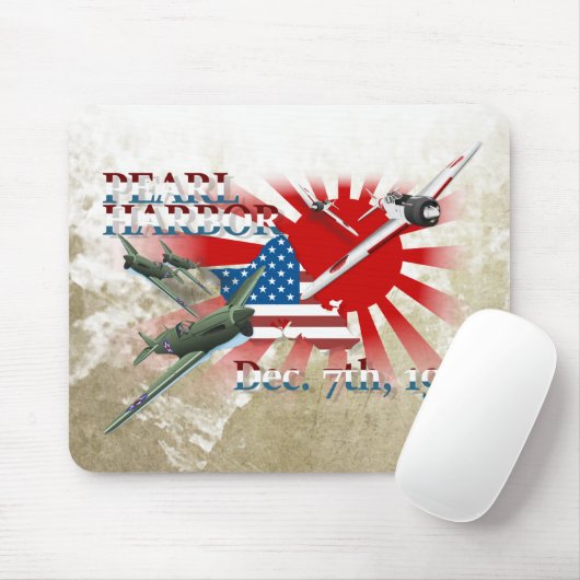 Pearl Habor 7. Dezember 1941 Mouse Pad Mousepad (Mit Mouse)