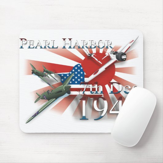 Pearl Habor 7. Dezember 1941 Mousepad (Mit Mouse)