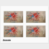 Pearl Habor 7. Dezember 1941 Rechteckiger Aufkleber (Blatt)