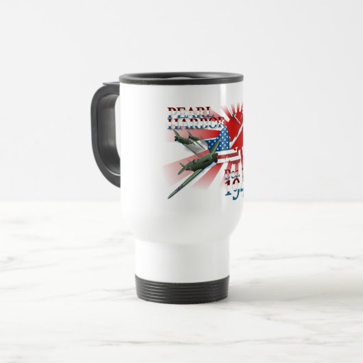 Pearl Habor 7. Dezember 1941 Reisebecher (Vorderseite Links)