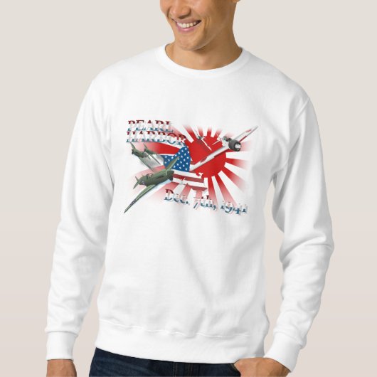Pearl Habor 7. Dezember 1941 Sweatshirt (Vorderseite)