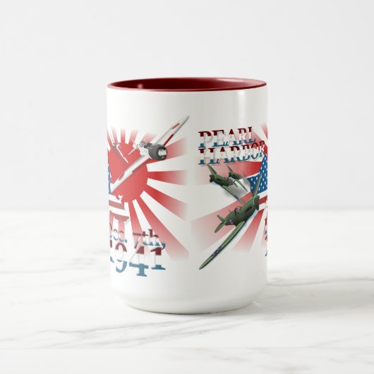 Pearl Habor 7. Dezember 1941 Tasse (Zentrum)