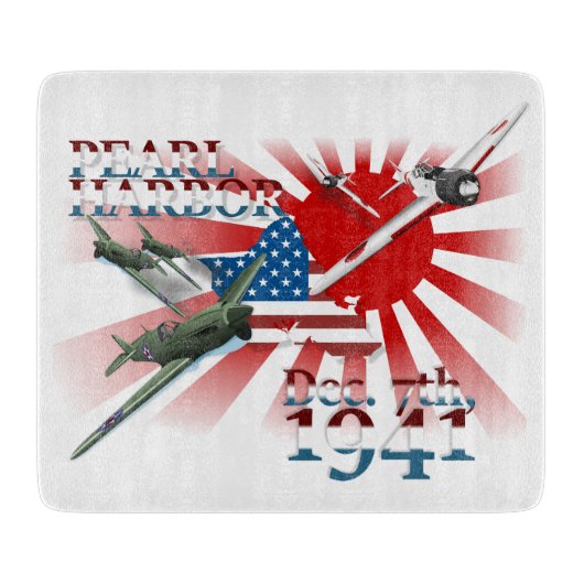 Pearl Habor 7. Dezember 1941 Vorstand Schneidebrett (Vorderseite)