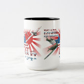 Pearl Habor 7. Dezember 1941 Zwei-Tone-Kaffee-Tass Zweifarbige Tasse (Mittel)