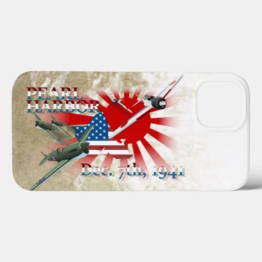 Pearl Harbor 7. Dezember 1941 Case-Mate iPhone Hülle (Rückseite (Horizontal))