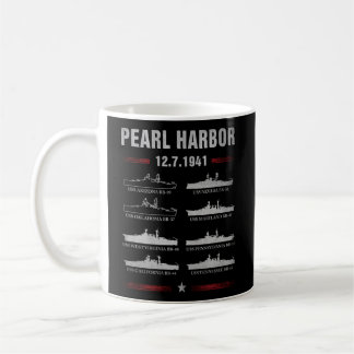 Pearl Harbor Battleship Gedenktag 7. Dezember Kaffeetasse