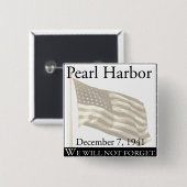 Pearl Harbor Button (Vorne & Hinten)