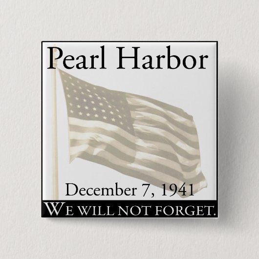 Pearl Harbor Button (Vorderseite)
