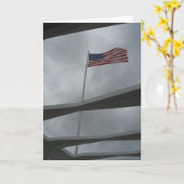 Pearl Harbor Flag Card Karte (Gelbe Blume)