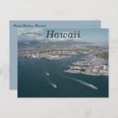 Pearl Harbor Hawaii Postkarte (Vorne/Hinten)