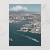 Pearl Harbor Hawaii Postkarte (Vorderseite)