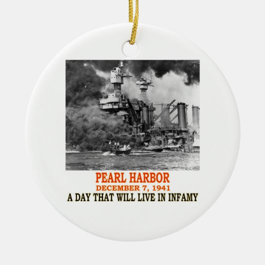 PEARL HARBOR KERAMIKORNAMENT (Vorne)