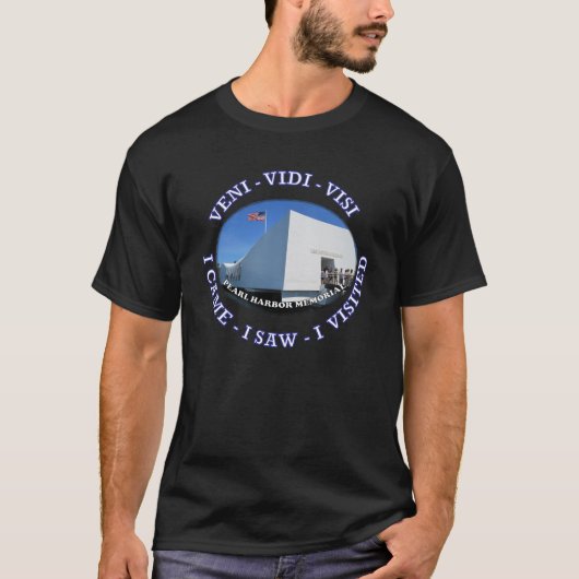 Pearl Harbor Memorial T - Shirt (Vorderseite)