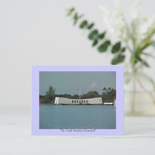"PEARL HARBOR" MEMORIAL, "The Pearl Harbour Mem... Postkarte (Stehend Vorderseite)