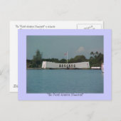 "PEARL HARBOR" MEMORIAL, "The Pearl Harbour Mem... Postkarte (Vorne/Hinten)