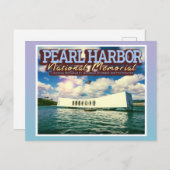 PEARL HARBOR NATIONALES MEMORIUM - HONOLULU HAWAII POSTKARTE (Vorne/Hinten)