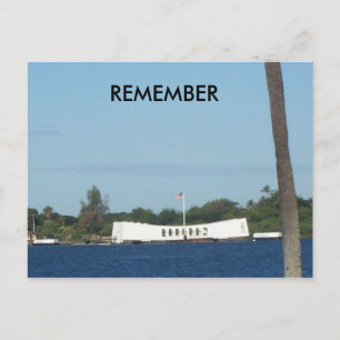 Pearl Harbor Postkarte