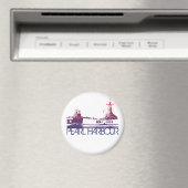 Pearl Harbor Skyline Design Magnet (In Situ (Geschirrspüler))