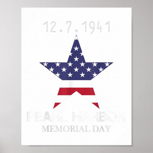 Pearl Harbour-Gedenktag Vintag Poster (Vorne)