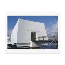 Pearl Harbour Memorial Postcard